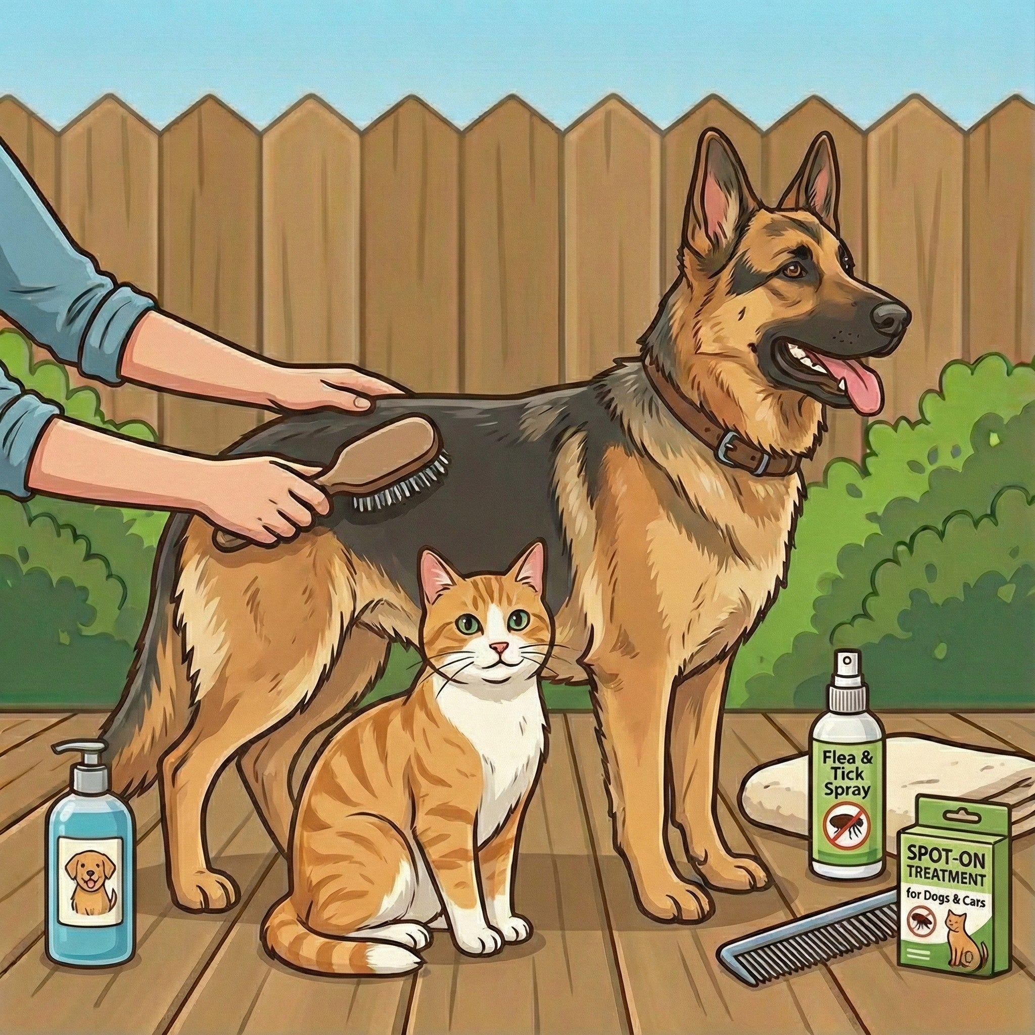 הדברה וטיפוח לכלבים וחתולים