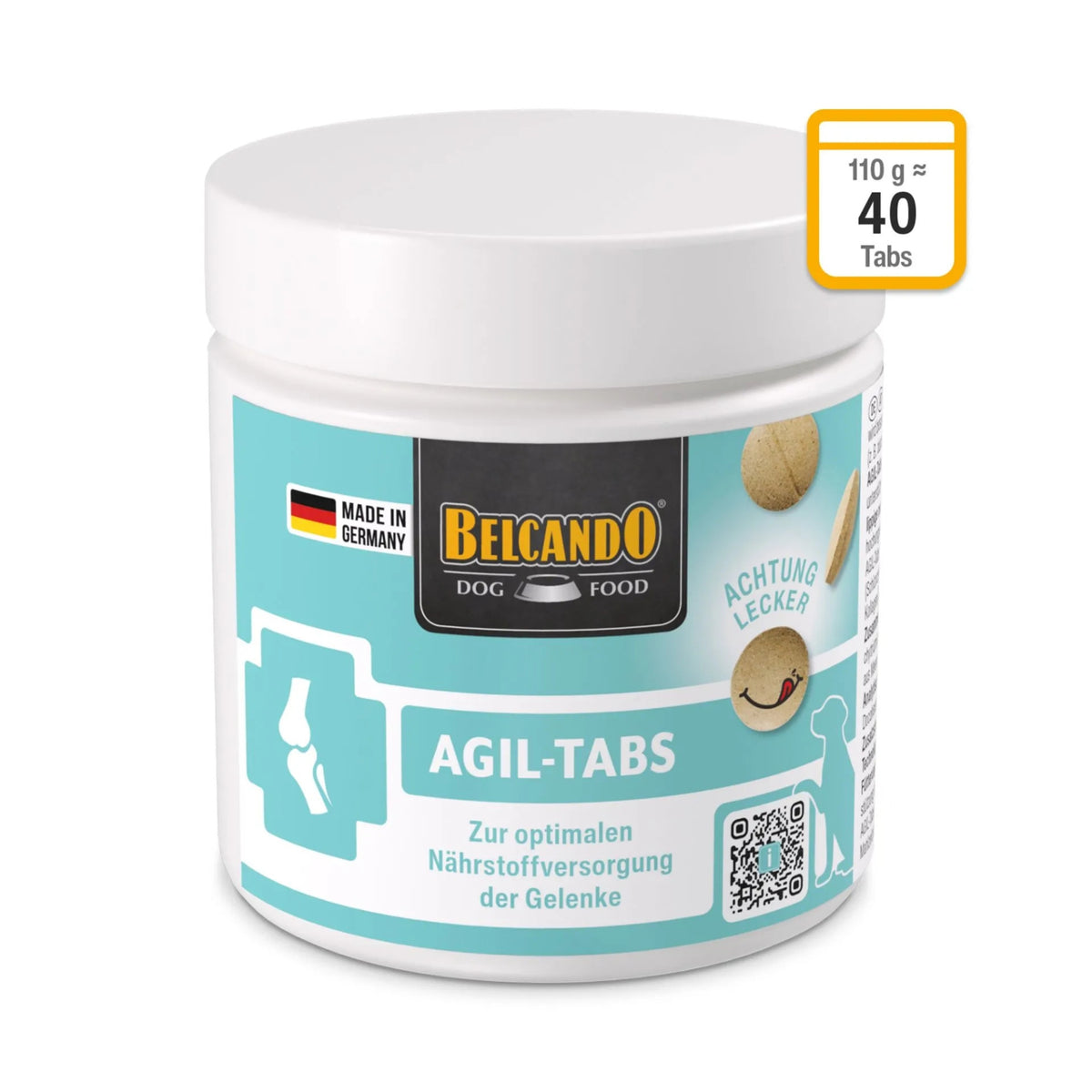 BELCANDO AGIL-Tabs – תוסף תזונה לתמיכה במפרקים ורקמות חיבור 530 גרם תוספי תזונה 1_23937959-0097-4458-9ed0-b055bdda526a Belcando