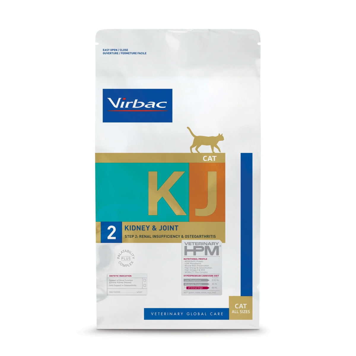 מזון רפואי לחתולים וירבק Virbac HPM Kidney & Joint KJ2 – תמיכה בכליות ובמפרקים 3 ק״ג מזון לחתולים 1_79c45627-bd5e-4fb0-89c7-6090ab14b261 Virbac