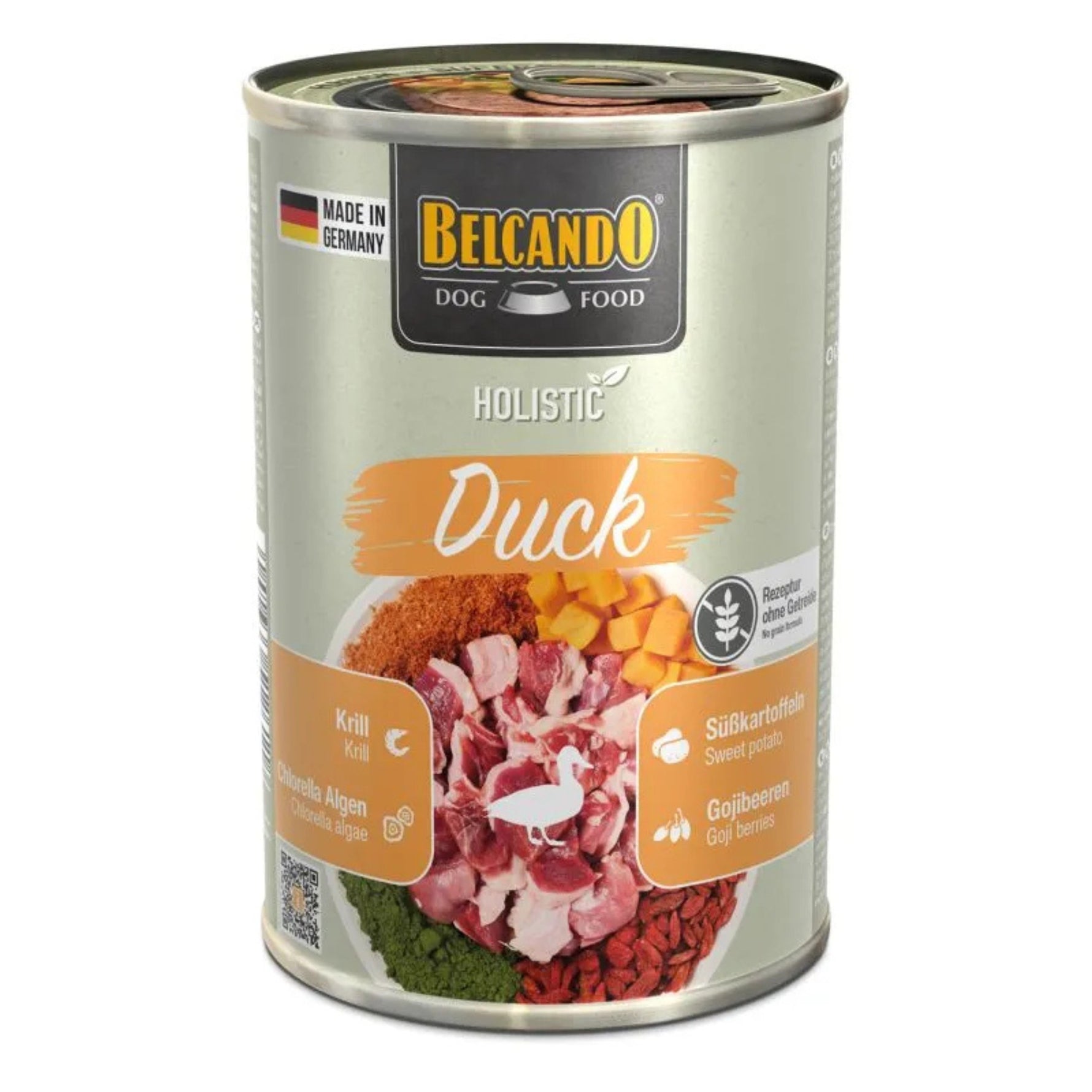 שימורי בלקנדו Belcando Holistic Duck – ברווז ארומטי עם שכבת סופרפוד הוליסטית 400 גרם שימורים לכלבים 2_b338a189-b1fd-4872-bba8-fa156f4821e8 Belcando