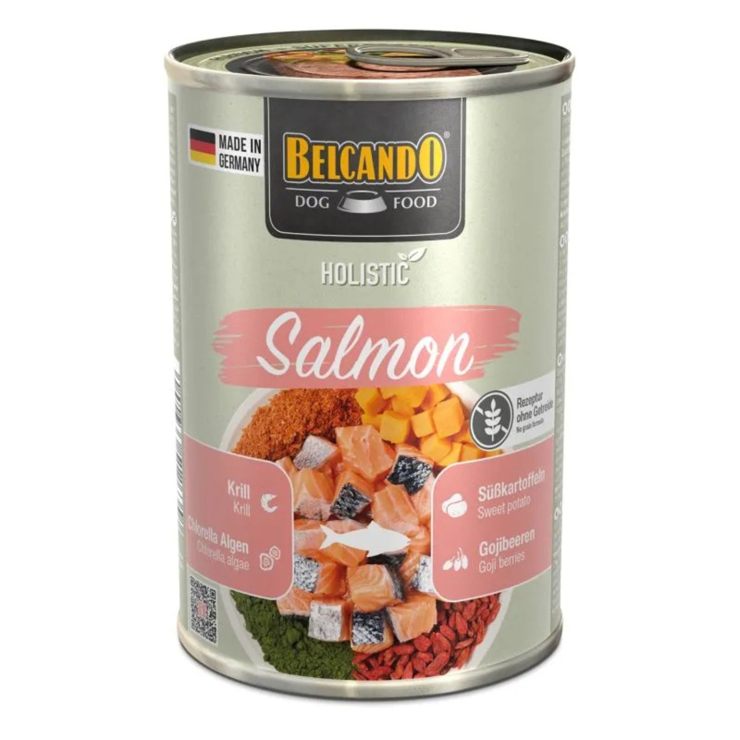 שימורי בלקנדו Belcando Holistic Salmon – סלמון מובחר עם שכבת סופרפוד הוליסטית 400 גרם שימורים לכלבים 2_eae33ad4-22f3-41f5-a6d2-fdc4ce0fcd2d Belcando