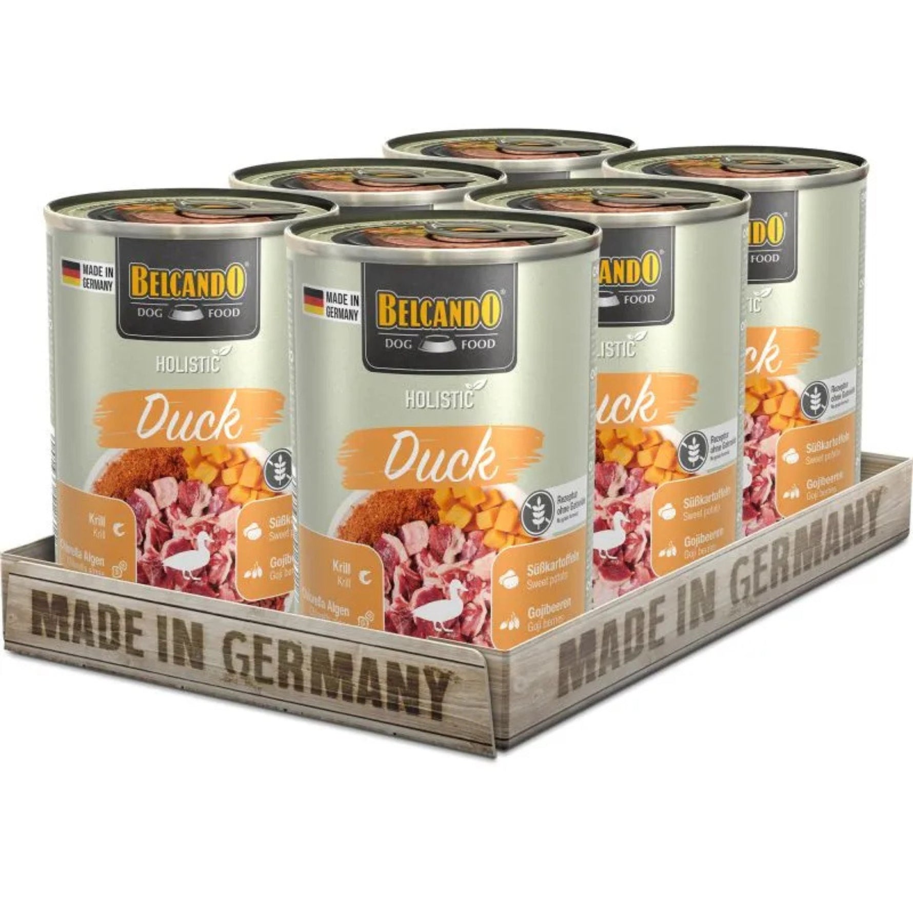 שימורי בלקנדו Belcando Holistic Duck – ברווז ארומטי עם שכבת סופרפוד הוליסטית 400 גרם שימורים לכלבים 3_a0d19720-ec49-4082-ae8e-464040198f88 Belcando