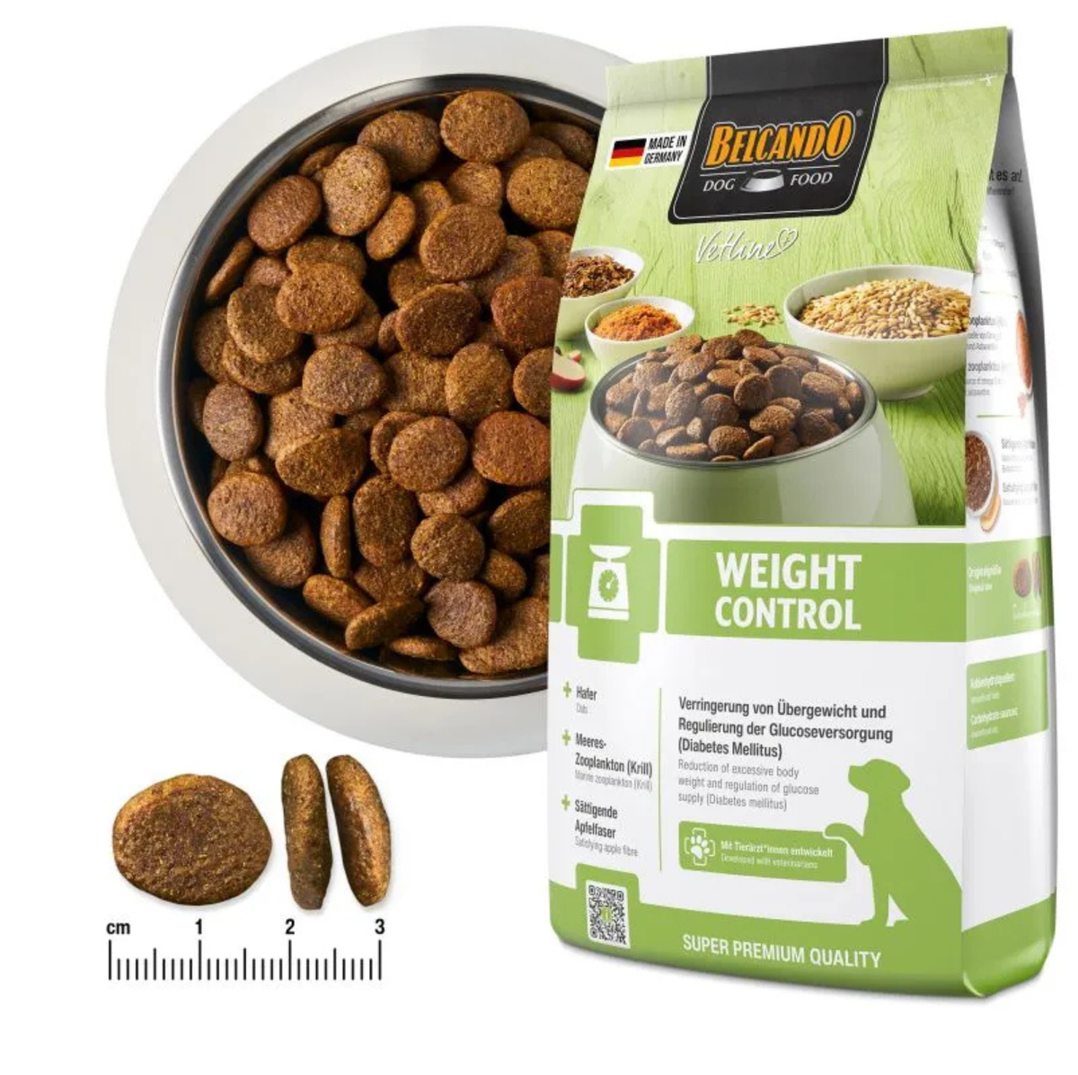 בלקנדו Belcando Vetline Weight Control - מזון רפואי להפחתת משקל ואיזון סוכרת 7.5 ק״ג מזון לכלבים 4 Belcando