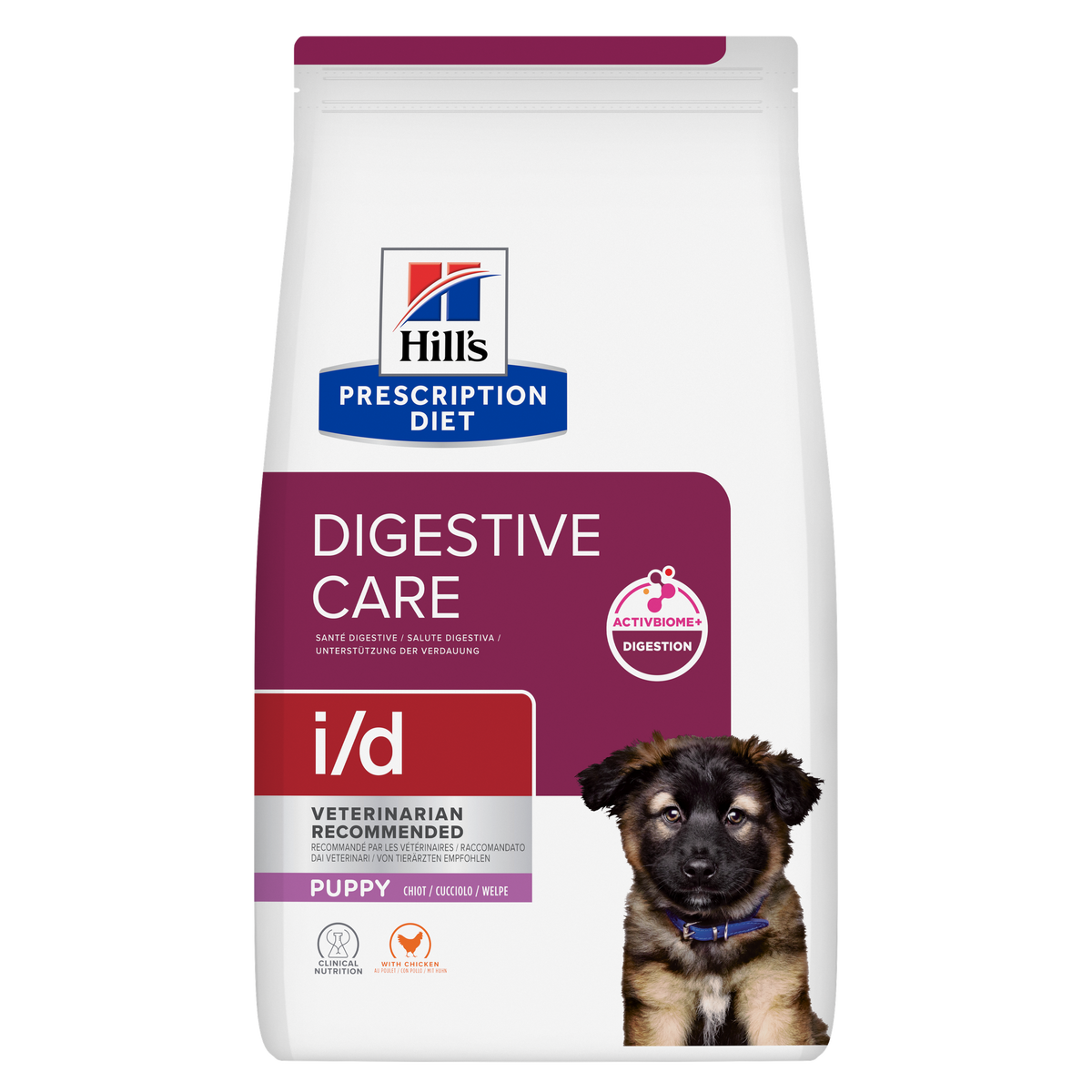 הילס Prescription Diet i/d Puppy לגורי כלבים בטעם עוף – עיכול רגיש 4 ק״ג