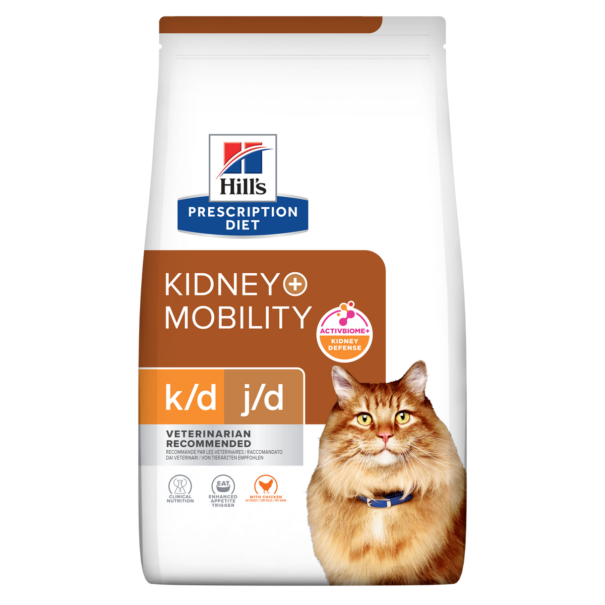 הילס Prescription Diet k/d + Mobility לחתולים – כליות ומפרקים 3 ק״ג