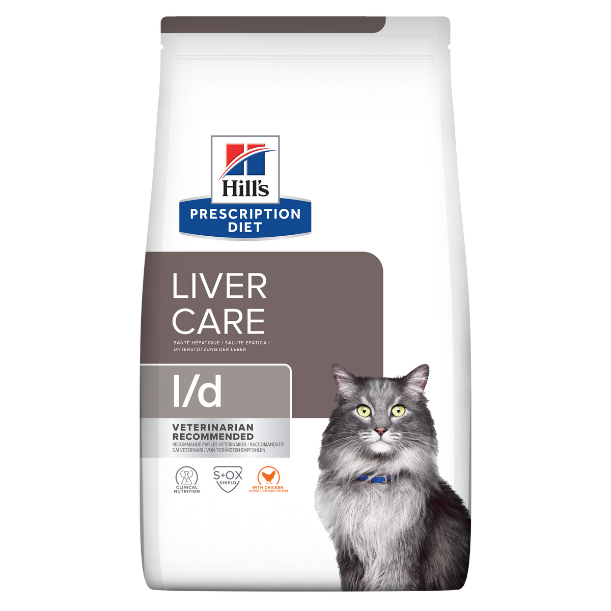 הילס Prescription Diet l/d לחתולים – תמיכה בכבד 1.5 ק״ג