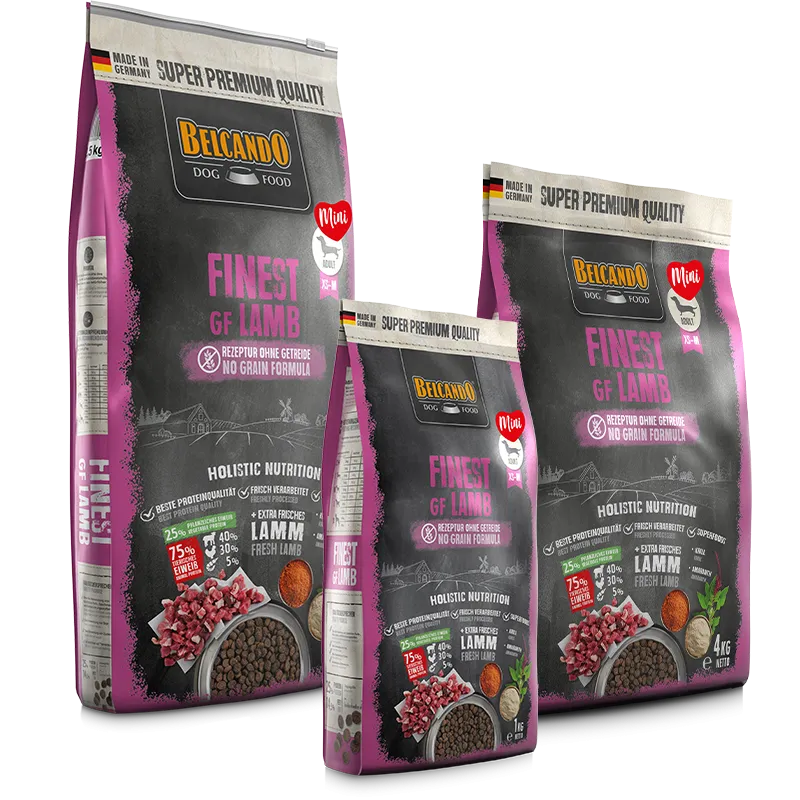 בלקנדו פיינסט כבש נטול דגנים מזון לכלבים ללא דגנים 12.5 ק״ג