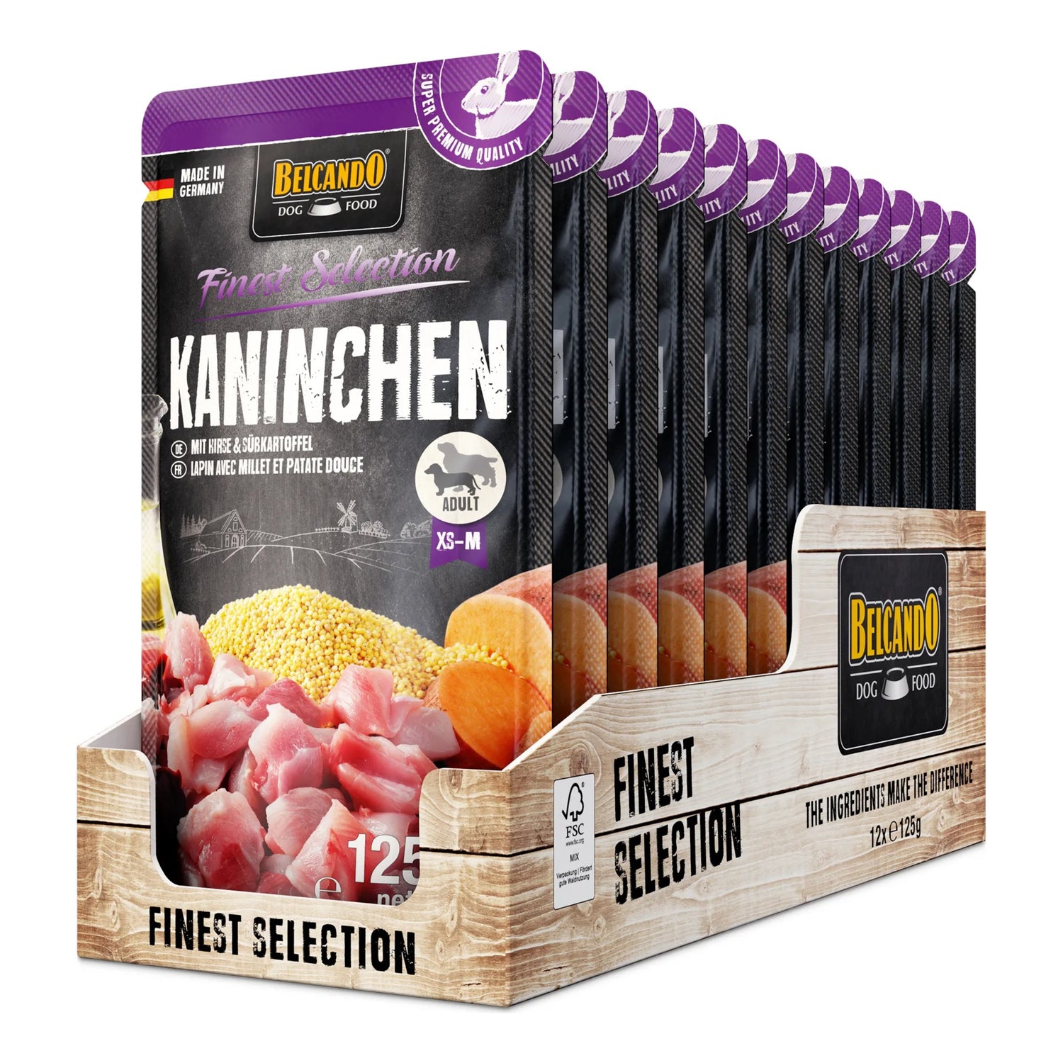 Belcando Finest Selection ארנבת עם דוחן ובטטה