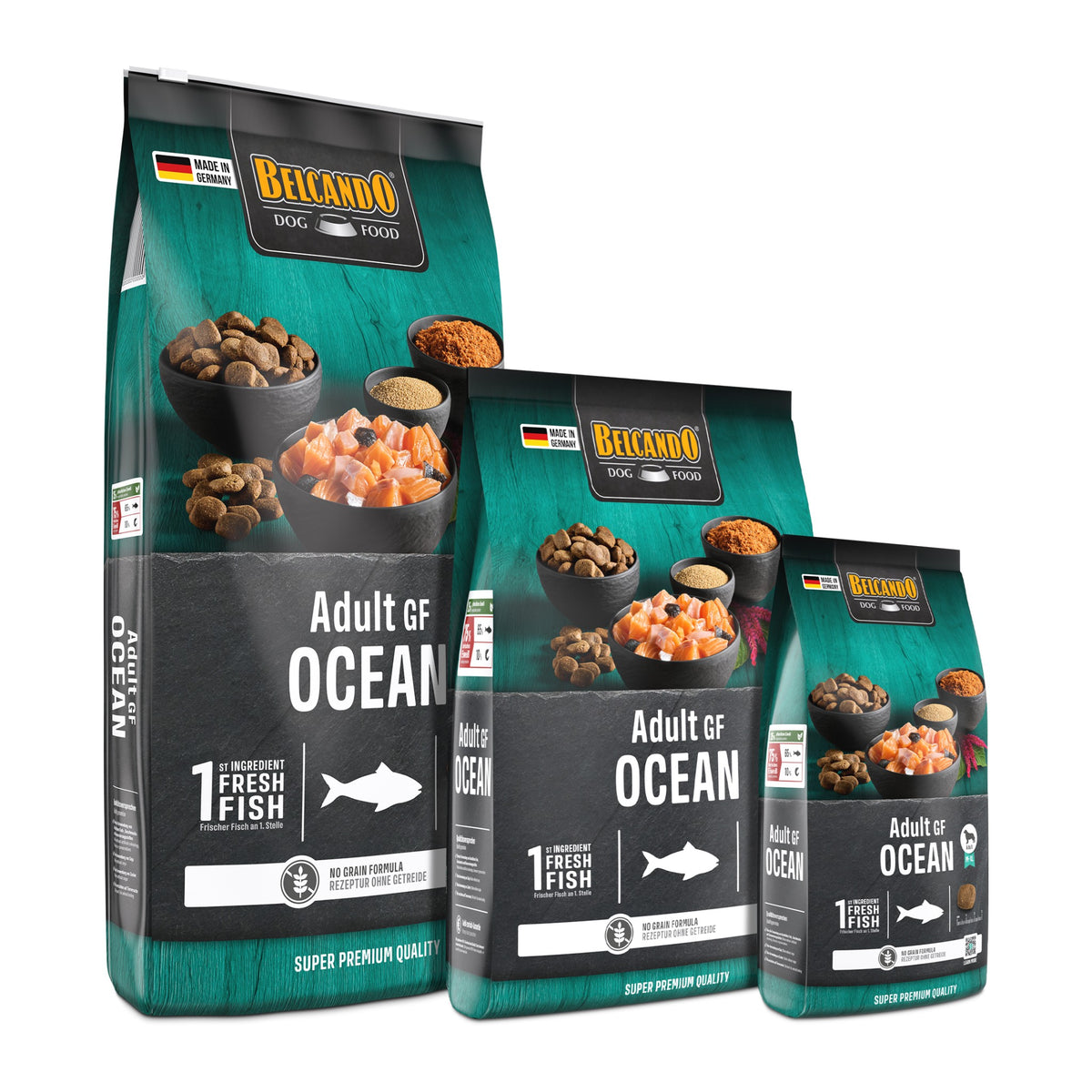 בלקנדו דגי ים ללא דגנים 12.5 ק״ג Belcando Adult GF Ocean
