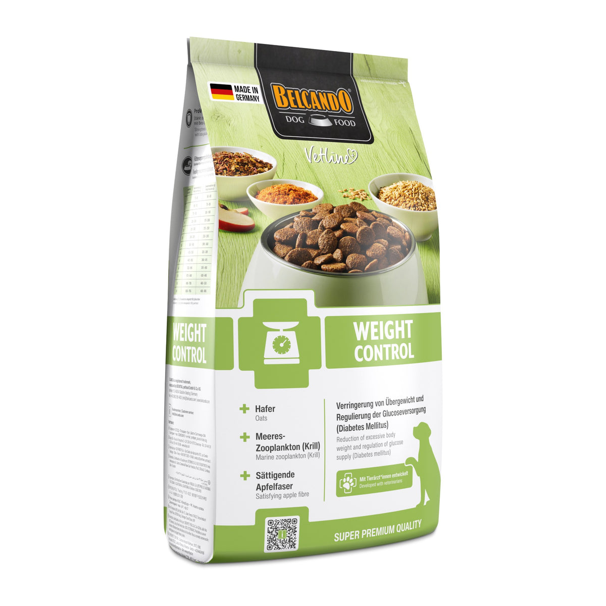 Vetline Weight Control מזון יבש רפואי לכלבים להפחתת משקל ואיזון סוכרת 1.8 ק"ג