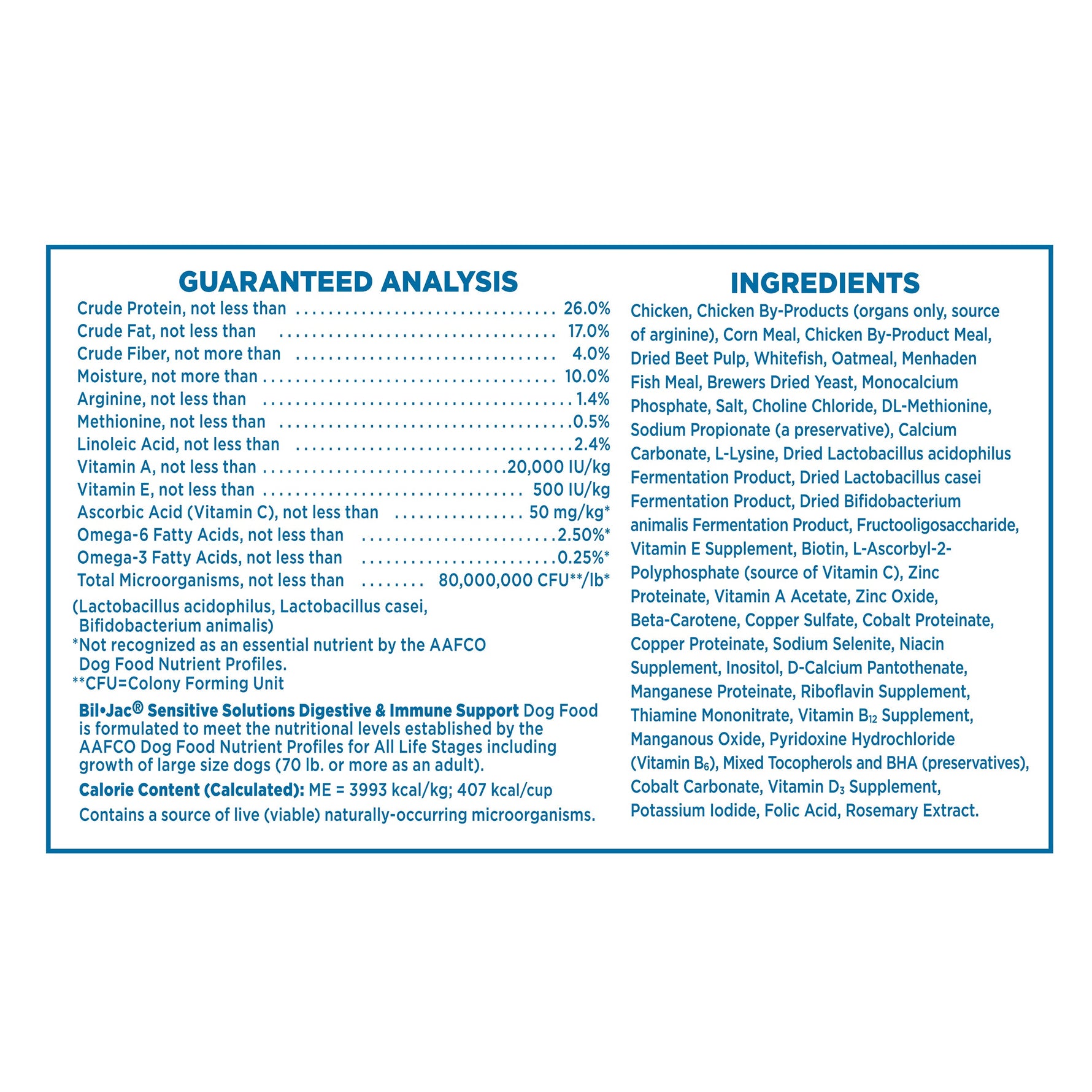 ביל ג’ק - מזון לכלבים בעלי רגישויות במערכת העיכול - 13.6 ק’ג