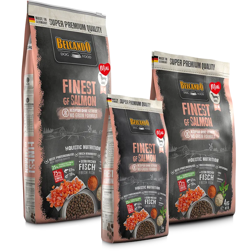 בלקנדו פיינסט סלמון נטול דגנים מזון לכלבים ללא דגנים 4 ק״ג