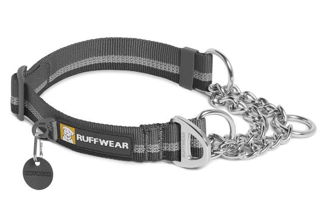 CHAIN REACTION קולר ראפוור GRANITE GRAY chain-reaction-quoller-rapoower-granite-gray-11-14-in-28-36-cm-width-748 Ruffwear
