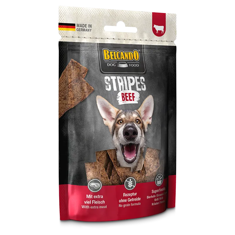 חטיף Belcando Stripes Beef 70 גרם