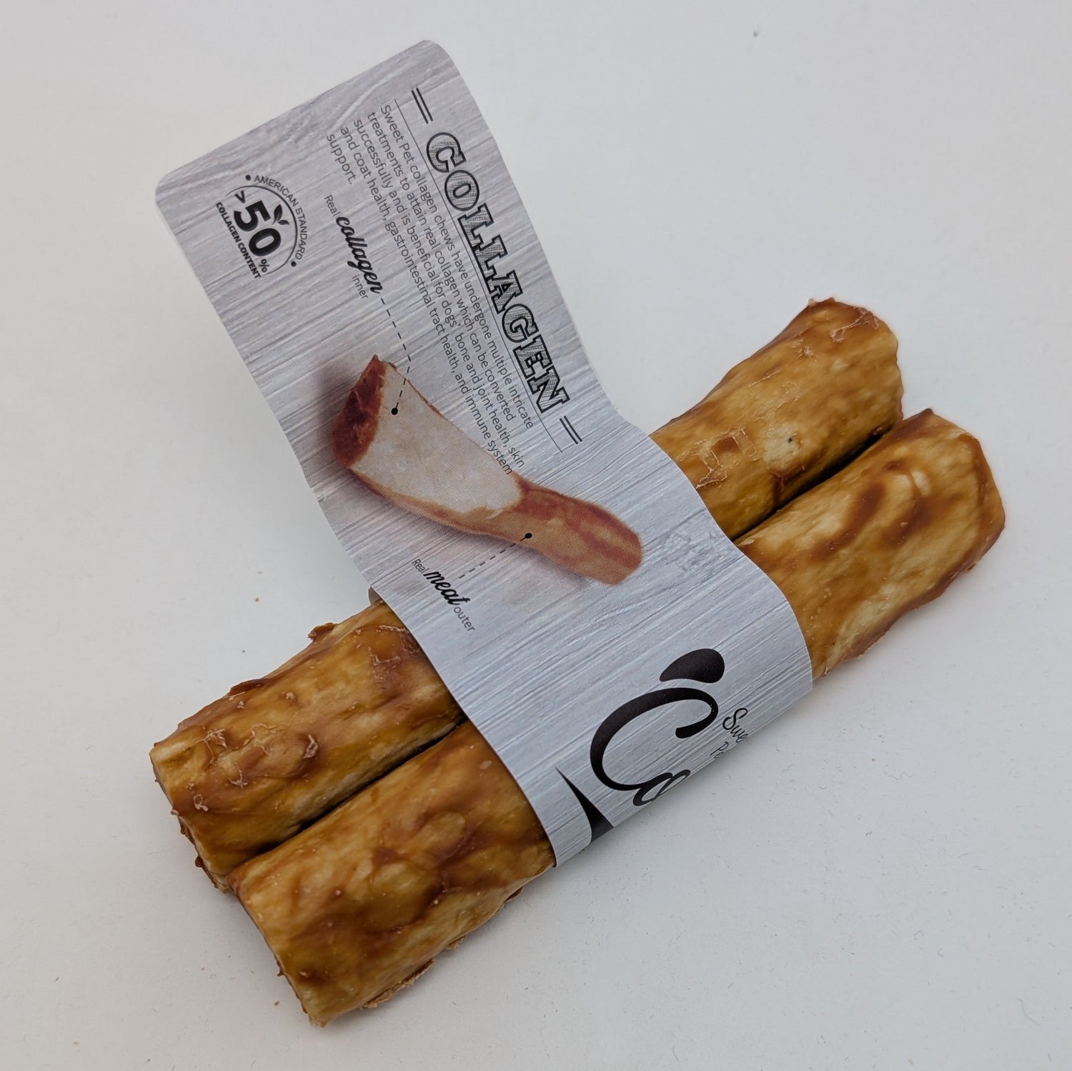 חטיף לכלב קולגן מיני רול עוף 2 יח’ 50 גרם