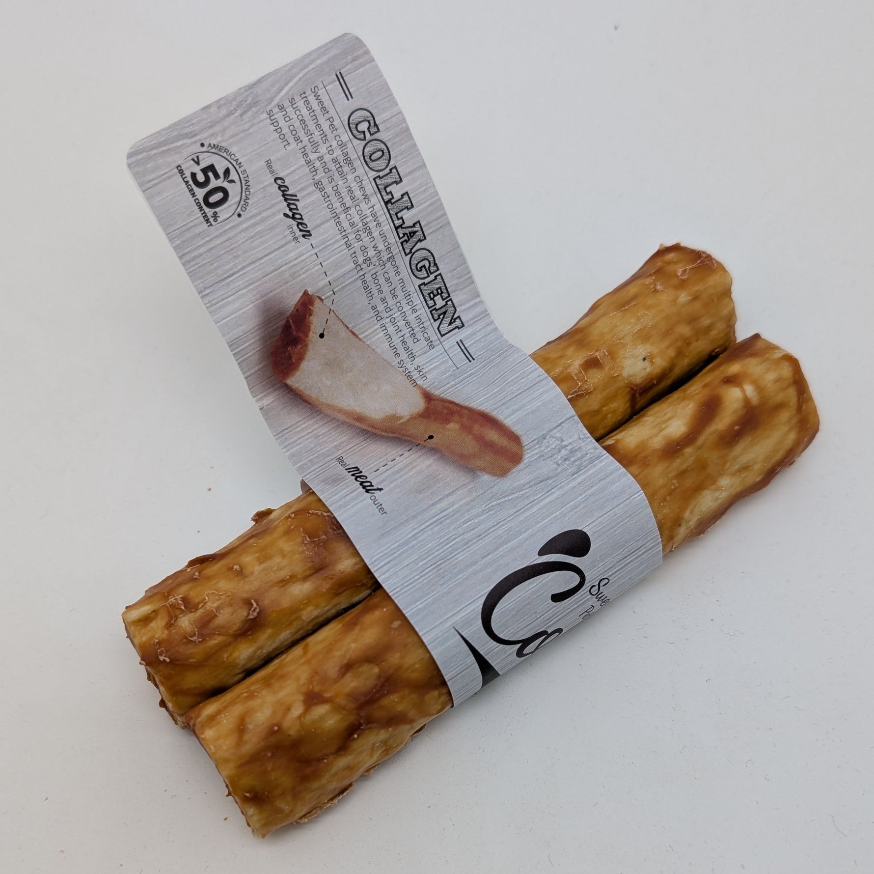 חטיף לכלב קולגן מיני רול עוף 2 יח’ 50 גרם