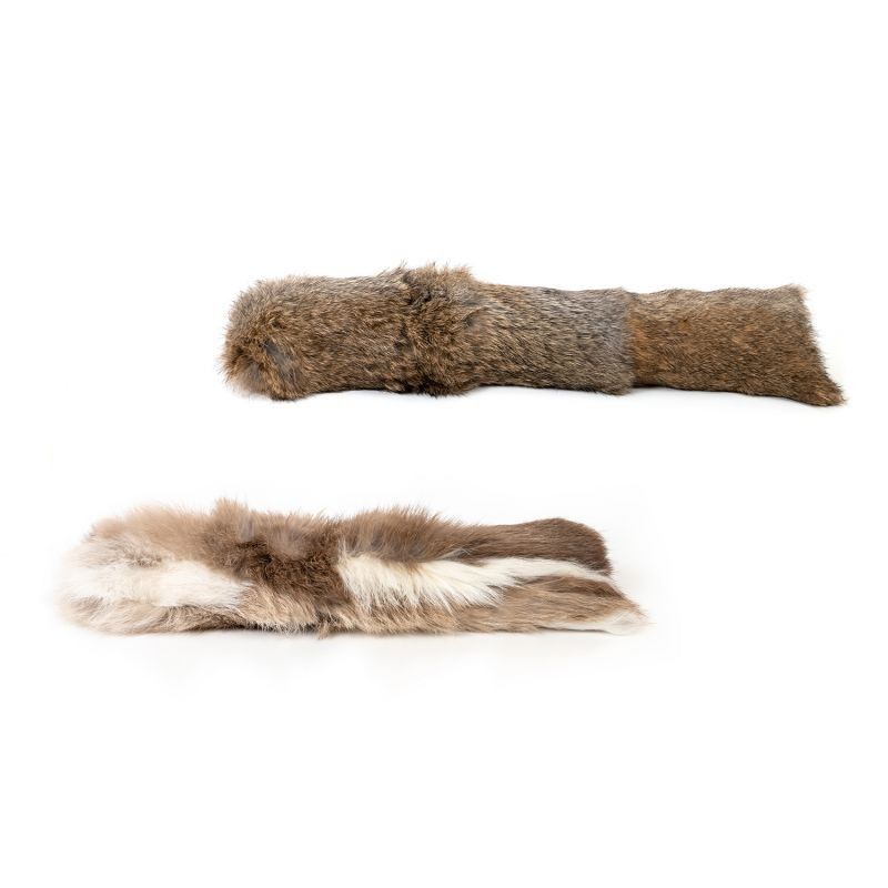 GLORIA Gehry צעצוע לחתול מדמה ציד מפרווה טבעית