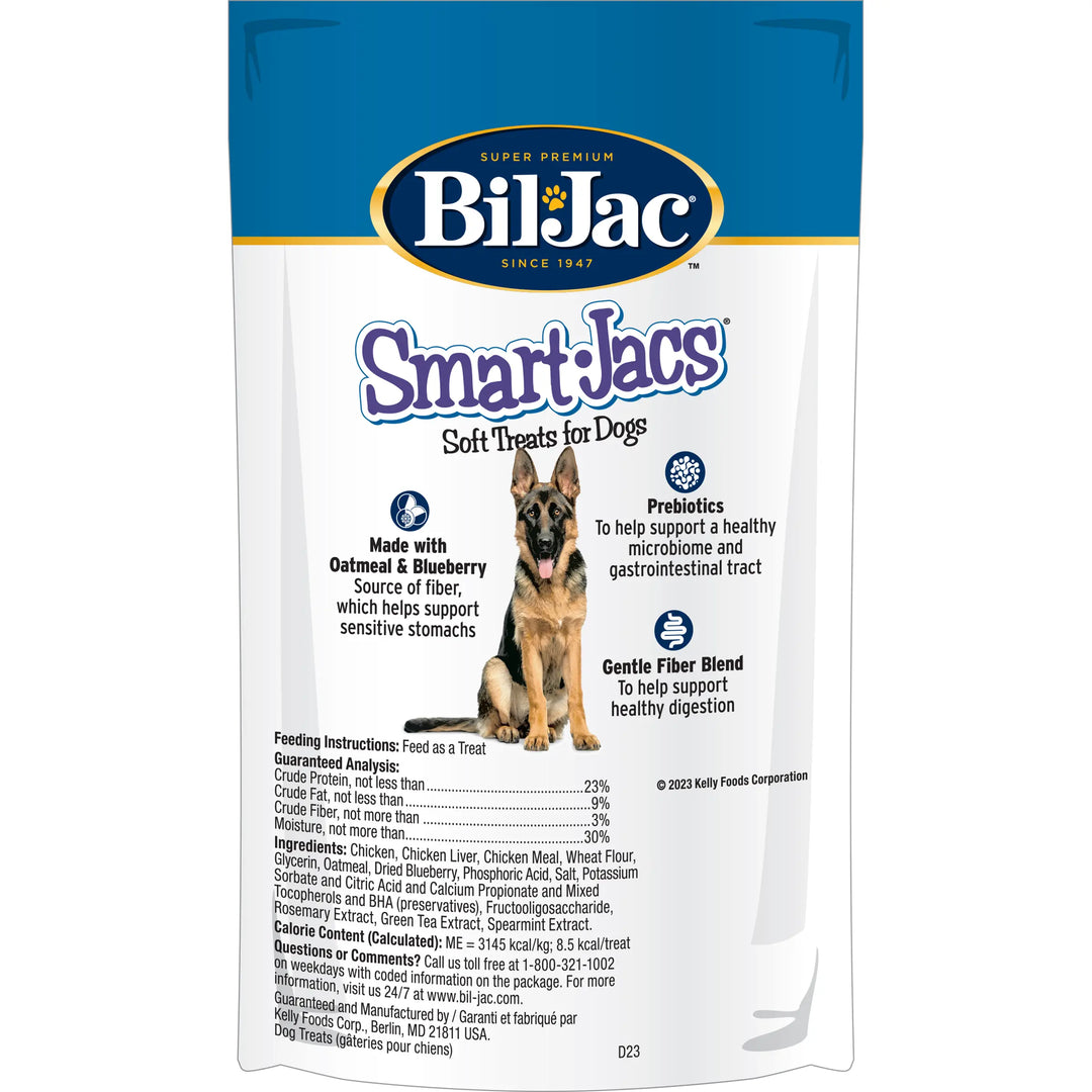 חטיף ביל ג’ק רך לתמיכה בעיכול שיבולת שועל ואוכמניות 113 גרם