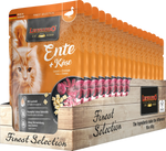 לאונרדו מחית לחתולים ברווז וגבינה 85 גרם