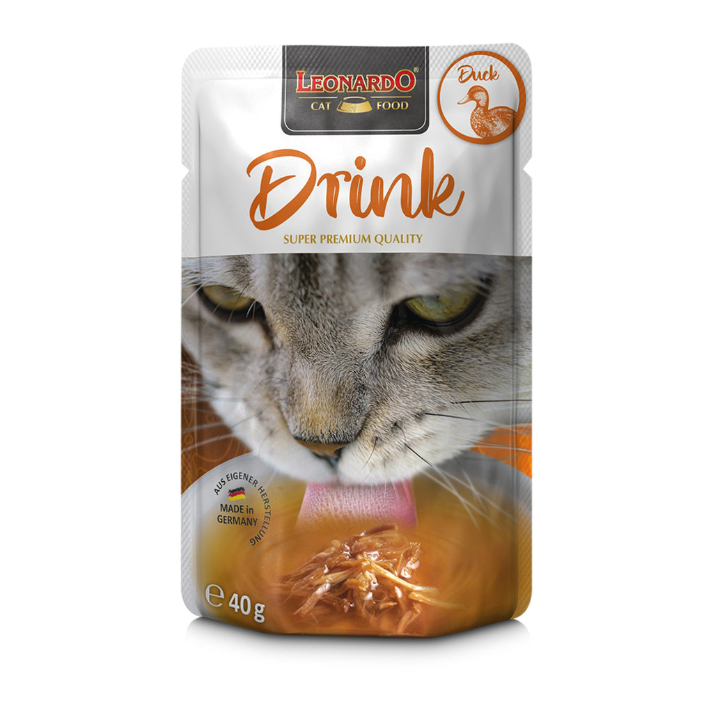 משקה ברווז לחתולים Leonardo Drink Care