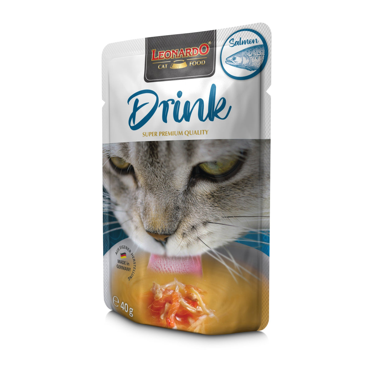 משקה סלמון לחתולים Leonardo Drink Care