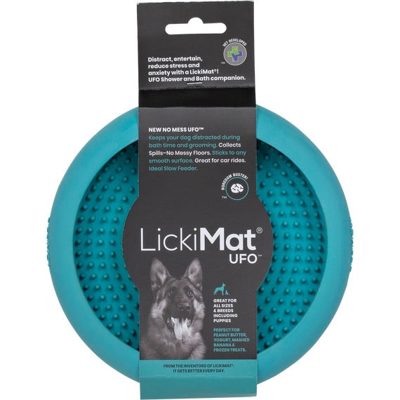 ליקי מט טורקיז LickiMat UFO כלי מזון ומים likki-mt-torqiz-lickimat-ufo-553 LICKIMAT