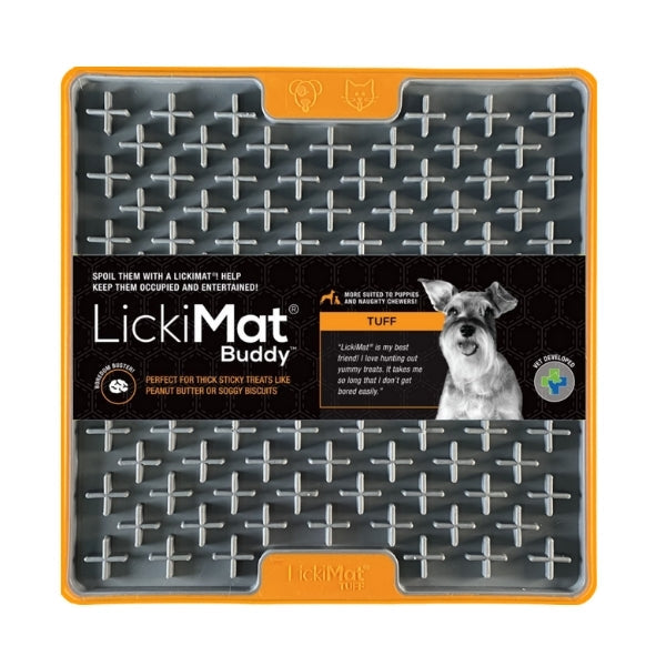 ליקי מט באדי Buddy קשיח כתום כלי מזון ומים liyki-mt-badi-buddy-kshaykh-ketum-729 LICKIMAT