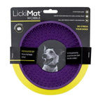 ליקי מט וובל Wobble סגול - קערת האכלה איטית כלי מזון ומים lyki-mt-vvbl-wobble-sgvl-karet-haqlh-aytst-413 LICKIMAT