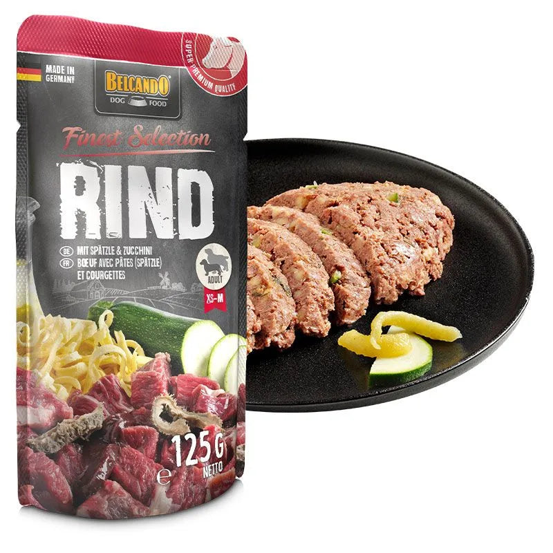 מחית בלקנדו בקר עם שפצלה וקישוא 125 גרם