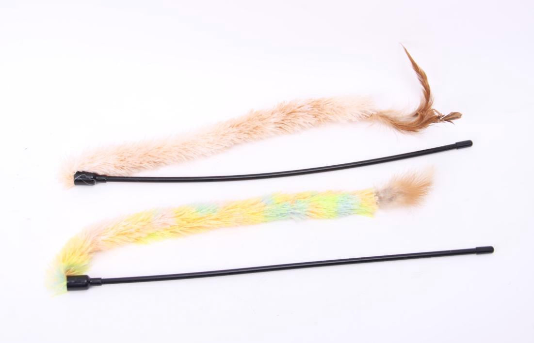 משחק חתול חכה דגם נוצה צבעונית