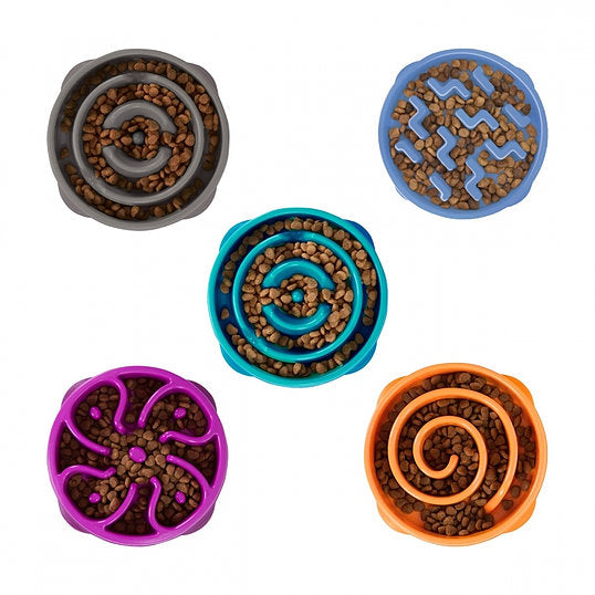 פאן פידר צלחת האכלה איטית לכלב גדול