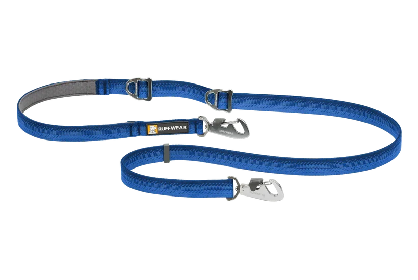 רצועה ראפוור SWITCHBAK MULTI-FUNCTION DOG LEASH Blue Pool ציוד לכלבים retsaoua-rafouur-switchbak-multi-function-dog-leash-blue-pool-674 Ruffwear