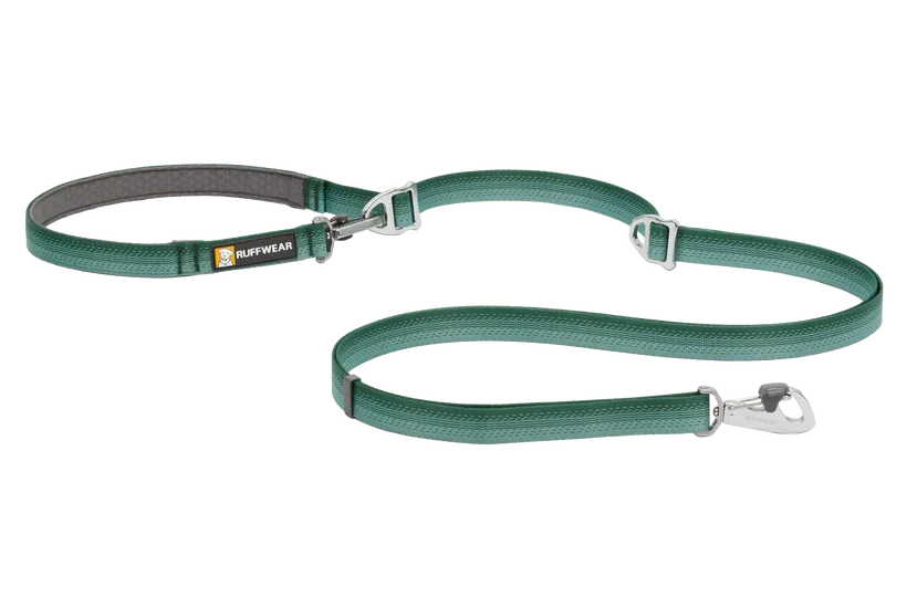 רצועה ראפוור SWITCHBAK MULTI-FUNCTION DOG LEASH River Rock Green ציוד לכלבים ritzua-rafooer-switchbak-multi-function-dog-leash-river-rock-green-881 Ruffwear