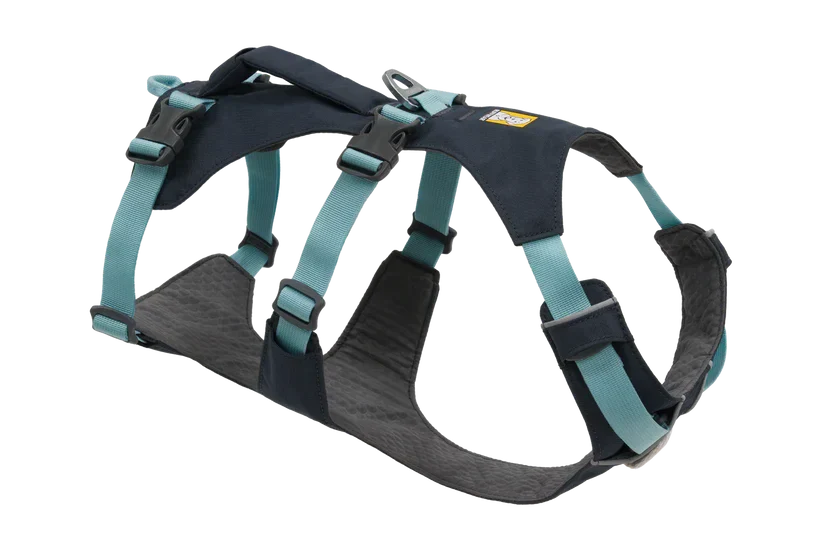 רתמה ראפוור לכלב FLAGLINE DOG HARNESS Basalt Gray רתמה לכלב rtma-rafooar-lkblb-flagline-dog-harness-basalt-gray-xxs-13-17-in-33-209 Ruffwear
