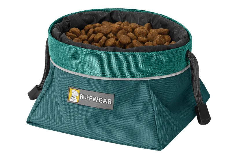 Ruffwear Quencher Cinch Top - קערת מזון מתקפלת לכלבים לטיולים - כלי אוכל ומים