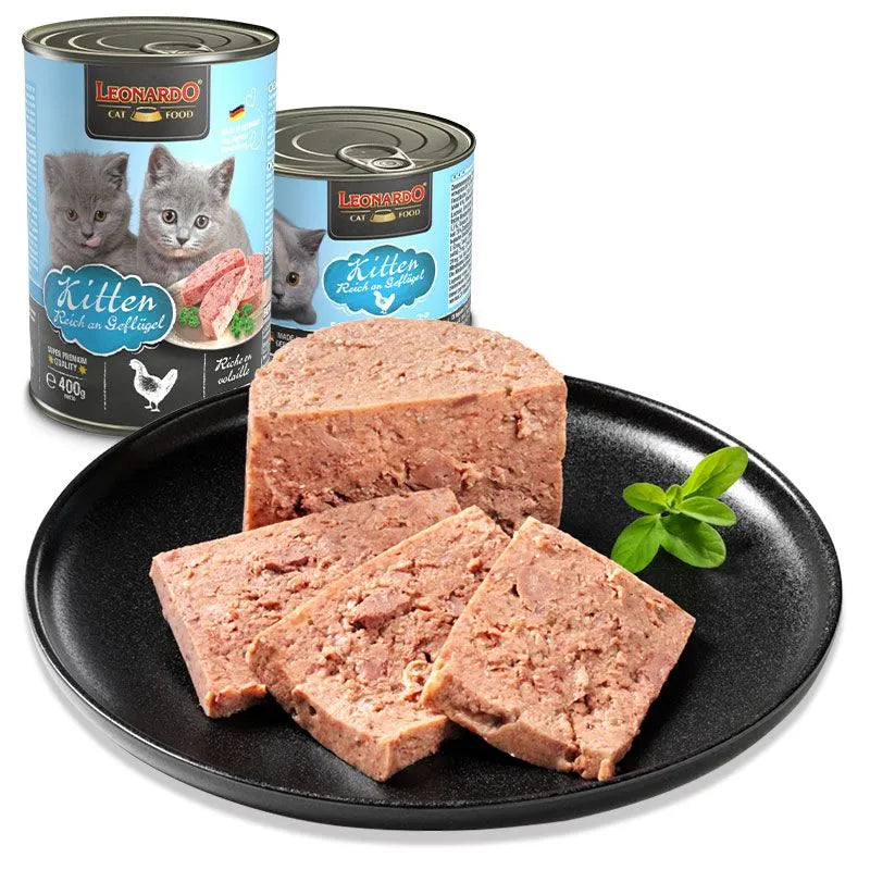 שימורי לאונרדו קיטן עוף 400 גר