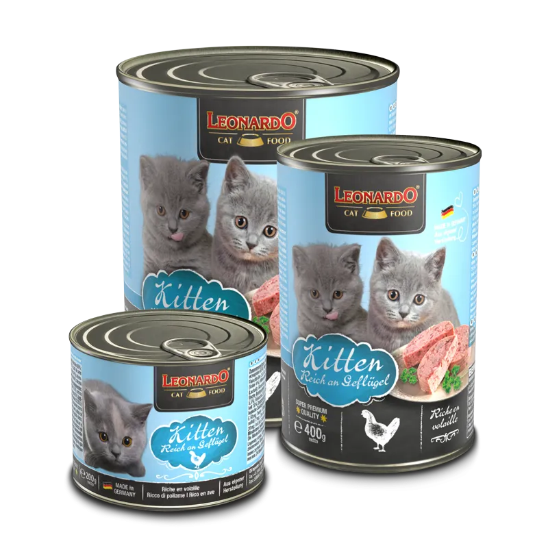 שימורי לאונרדו קיטן עוף 200 גרם