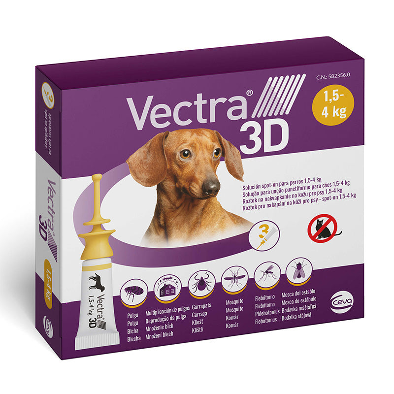 Vectra 3D dog 1.5-4.5 KG 3P וקטרה לכלב זעיר