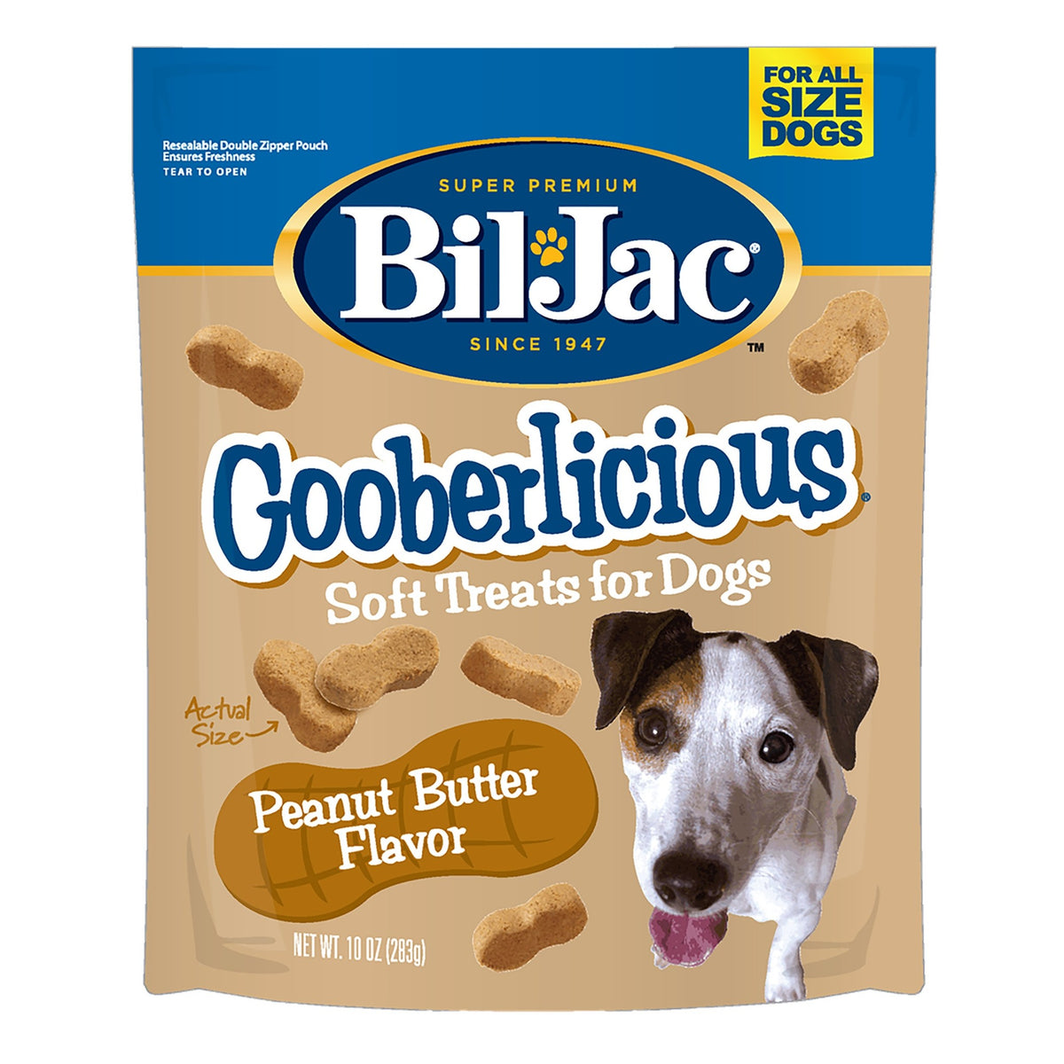 ביל ג'ק Gooberlicious – חטיף רך בטעם חמאת בוטנים 283 גרם Bil Jac